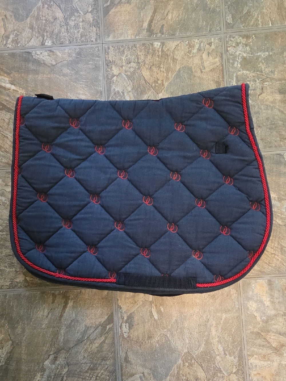Centaur All-Purpose Saddle Pad, Navy And Red
